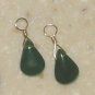 Deep Green Chalcedony INTERCHANGEABLE Earring Charms YG