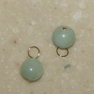 8mm Teal Chalcedony INTERCHANGEABLE Earring Charms YG