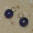 8mm Lapis INTERCHANGEABLE Earring Charms YG