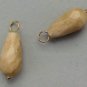 Tan Jasper Tear INTERCHANGEABLE Earring Charms YG or SS