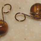 SM Swirled Tiger Eye INTERCHANGEABLE Earring Charms YG