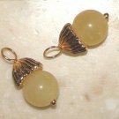 Fancy Pineapple Jade INTERCHANGEABLE Earring Charms YG