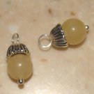 Fancy Pineapple Jade INTERCHANGEABLE Earring Charms SS