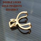 LG INTERCHANGEABLE Pendant Hanger SLIDE Pearl Enhancer Fits 6mm Omega 14K YG