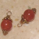 Fancy 10mm Rust Red INTERCHANGEABLE Earring Charms YG