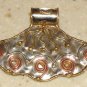 XLG Hand Crafted SLIDE Pendant Silver Brass Copper Gems