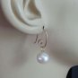 ROSE GOLD 11mm White Freshwater Pearls INTERCHANGEABLE Earring Charms RG