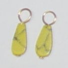 Yellow Turq INTERCHANGEABLE Earring Jacket Charms YG