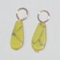 Yellow Turq INTERCHANGEABLE Earring Jacket Charms YG