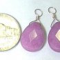 Lt Rose Jade INTERCHANGEABLE Earring Jacket Charms YG