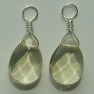 Yellow Quartz INTERCHANGEABLE Earring Jacket Charms SS