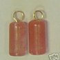 Cherry Quartz Tube INTERCHANGEABLE Earring Charms YG