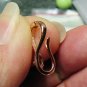 Large INTERCHANGEABLE Pendant Hanger SLIDE Enhancer ROSE Vermeil Fits 10mm Omega