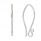 1 PAIR Lite Weight 35mm 1 3/8" INTERCHANGEABLE Earring Wires Sterling Silver