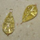 XXLG 16x30mm LT Amber INTERCHANGEABLE Earring Charms YG