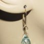 MED Topaz Blue INTERCHANGEABLE Earring Charms YG