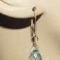 MED Topaz Blue INTERCHANGEABLE Earring Charms YG
