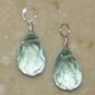 MED Topaz Blue INTERCHANGEABLE Earring Charms SS