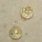 10mm Genuine LT Amber INTERCHANGEABLE Earring Charms YG