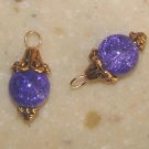 Fancy Blue INTERCHANGEABLE Earring Charms YG or SS