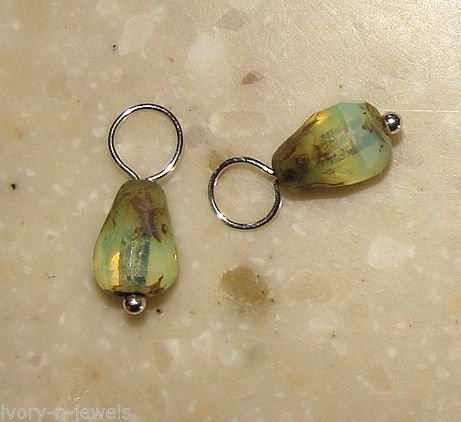 SM Sandy Quartz INTERCHANGEABLE Earring Charms YG or SS