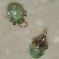 8mm Capped Green INTERCHANGEABLE Earring Charms YG