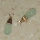 FANCY Teal Amazonite INTERCHANGEABLE Earring Charms YG