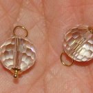 GLITERING Crystal INTERCHANGEABLE Earring Charms YG -SS