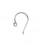 ONE ONLY - NOT A PAIR 14K SOLID WHITE GOLD INTERCHANGEABLE Earring Wire