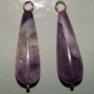 XL Lite Amethyst INTERCHANGEABLE Earring Charms YG orSS