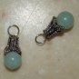 Fancy 6mm Jade INTERCHANGEABLE Earring Charms YG or SS