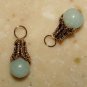 Fancy 6mm Jade INTERCHANGEABLE Earring Charms YG or SS