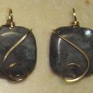 Charcoal Labradorite INTERCHANGEABLE Earring Charms YG