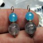 Peruvian Opal & Gray Quartz INTERCHANGEABLE Earring Charms YG or SS