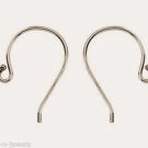 14K SOLID WHITE GOLD INTERCHANGEABLE Earring Wires - ONE PAIR