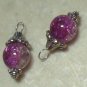 Fancy 10mm Pink Fushia Mix INTERCHANGEABLE Earring Charms SS