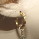 MED Aqua INTERCHANGEABLE Earring Jacket Charms YG