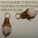 Fancy Rose Quartz INTERCHANGEABLE Earring Charms YGorSS