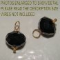 Black Crystal INTERCHANGEABLE Earring Charms YG or SS