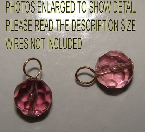 8mm Plum Crystal INTERCHANGEABLE Earring Charms YG orSS