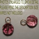 8mm Plum Crystal INTERCHANGEABLE Earring Charms YG orSS