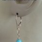 Short Textured Chain 6mm Turquoise INTERCHANGEABLE Earring Charms YG or SS