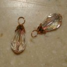 LG Fancy Clear INTERCHANGEABLE Earring Charms YG or SS