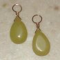 Lt Yellow Jade INTERCHANGEABLE Earring Charms YG