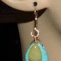 Lt Yellow Jade INTERCHANGEABLE Earring Charms SILVER