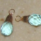 Fancy MED Topaz Blue INTERCHANGEABLE Earring Charms YG