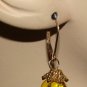 10mm Yellow Amber Cap INTERCHANGEABLE Earring Charms YG