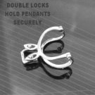 LG INTERCHANGEABLE Pendant Hanger SLIDE Pearl Enhancer Fits 6mm Omega 14K WG