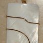 Pretty XLarge White Mother of Pearl SLIDE Pendant YG