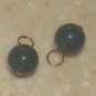 Olive Chalcedony 8mm INTERCHANGEABLE Earring Charms YG